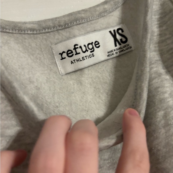Women's Refuge Athletics Sweat Tank Grey Size XS - Picture 3 of 3